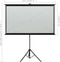vidaXL - Projectiescherm - met - statief - 16:9 - 50''