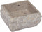 vidaXL - Gootsteen - 30x30x13 - cm - marmer - grijs