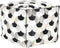 Poef DKD Home Decor Wit Zwart 45 x 45 x 40 cm