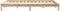 vidaXL - Bedframe - massief - grenenhout - 150x200 - cm