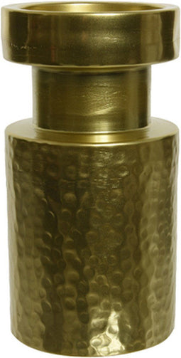 Kandelaar aluminium d9.5h23cm gd