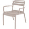 Loungestoel Torvi - PP frame - UV resistant - taupe