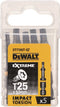 DeWalt DT7396T-QZ - Torx Bit T25 - Full Fit met magnetische schroefvergrendeling (5 stuks)