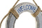 Wanddecoratie Home ESPRIT Blauw Wit Zwemband 20 x 2,5 x 80 cm