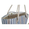 Strandtas DKD Home Decor Rood Blauw Polyester (50 x 16 x 36 cm) (2 Stuks)