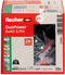 fischer DuoPower pluggen 8 x 40 met bolkop schroeven 5,0 x 55 mm - 50 stuks