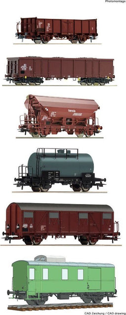 Roco H0 6-delige set Goederentrein 76030