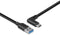 Lindy 32012 - USB A naar USB C - 0,5 m - Zwart