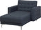 ABERDEEN - Chaise longue - Donkergrijs - Universeel - Polyester