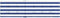 vidaXL - Terrasstoelkussen - gestreept - oxford - stof - blauw - en - wit