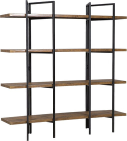 COMPTON - Boekenkast - Donkerbruin - MDF