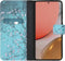 iMoshion Hoesje Geschikt voor Samsung Galaxy A72 Hoesje Met Pasjeshouder - iMoshion Design Softcase Bookcase - Meerkleurig / Blossom