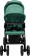 vidaXL - Tweelingkinderwagen - tandem - staal - groen