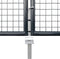 vidaXL - Gaaspoort - 289x175 - cm - gegalvaniseerd - staal - grijs