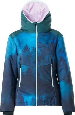 Oakley-rio-2-0-insulated-dwr-jackets-blue-forest Maat L voor dames