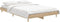 vidaXL - Bedframe - bewerkt - hout - sonoma - eikenkleurig - 120x190 - cm