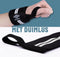 Umbro Wrist Wraps - Polsbeschermers met Duimband - Krachttraining en Fitness - Wit/Zwart (2 stuks)