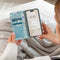 iMoshion Hoesje Geschikt voor Samsung Galaxy S23 FE Hoesje Met Pasjeshouder - iMoshion Design Bookcase smartphone - Blauw / Blue Flowers
