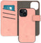 iMoshion Hoesje Geschikt voor iPhone 15 Hoesje Met Pasjeshouder - iMoshion Uitneembare 2-in-1 Luxe Bookcase - Roze