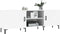 vidaXL - Tv-meubel - 150x30x50 - cm - bewerkt - hout - hoogglans - wit