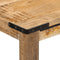 vidaXL - Eettafel - 110x55x75 - cm - massief - mangohout