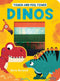 Tiger Tales Touch-and-Feel Tower - Dinos Dinos - Kartonboek