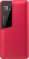 V-tac VT-3511 Powerbank met display - 10.000 mAh - Rood