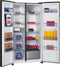 Frilec BONNSBS-680-040CB - Amerikaanse Koelkast - 595L - Zwart