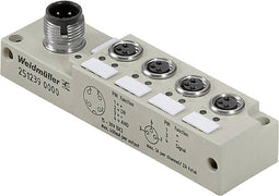 Weidmüller SAI-4-S-3P-M8L-M12-LOG 2512390000 Passieve sensor/actorbox M12-verdeler met metalen schroefdraad 1 stuk(s)