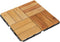 vidaXL - Terrastegels - 10 - st - 30x30 - cm - massief - teakhout