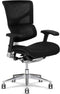 X-Chair bureaustoel X3 Blauw met hoofdsteun