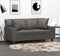 vidaXL - Sierkussens - 2 - st - 40x40 - cm - kunstleer - grijs