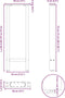 vidaXL - Salontafelpoten - 2 - st - 38x(72-73) - cm - staal - zwart