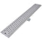 vidaXL - Douchegoot - rechthoekig - 1030x140 - mm - roestvrij - staal