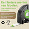 DYMO LetraTag - Labels - Zwart op wit 12 mm x 4 m - Scheurbestendig (1 stuk)