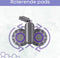 Dokx - Elektrische Mop Dweil voor Dyson Steelstofzuiger - Mondstuk Accessoires Opzetstuk & Dweilsysteem voor V7 / V8 / V10 / V11 / V15 series - Vloerwisser en Vloermop - Nat & Droog - Inclusief 8 dweilmops