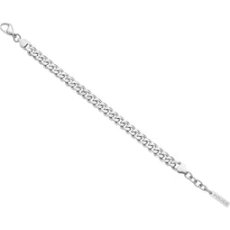 Politie heren armband roestvrij staal One Size Zilver 32024723