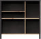 FMD Dressoir met 5 open vakken artisan eikenkleurig en donkergrijs