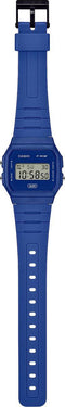 Casio Casio Collection F-91WB-2A1EF Horloge - Kunststof - Blauw - Ø 36 mm
