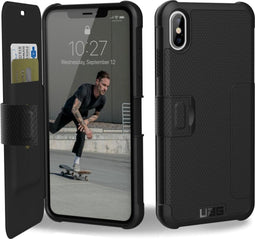 UAG Metropolis - Hoesje iPhone XS Max - 360 graden bescherming - Zwart