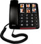 Alecto CW30 - Senioren Telefoon - Grote fototoetsen en extra luid gespreksvolume - Zwart