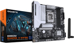 Gigabyte B860M GAMING X WIFI6E - Micro-ATX Moederbord - Intel LGA 1851 - 256 GB DDR5 - 2.5 Gb Ethernet - Wi-Fi 6E (802.11ax) - Bluetooth 5.3