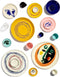 Serax Feast By Ottolenghi Diep Bord Ø22 Dark Blue Stripes White