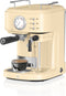 Swan One Touch Espressomachine – Gemalen Koffie & Koffiepads – Creme