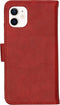 iMoshion Hoesje Geschikt voor iPhone 12 Mini Hoesje Met Pasjeshouder - iMoshion Luxe Bookcase - Rood