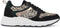 PS Poelman Carocel - Dames Sneakers - Furry Luipaard Print en Metallic - Zwart Multi - Maat 39