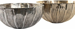 Middenstuk DKD Home Decor 27 x 27 x 13 cm Zilverkleurig Gouden Modern (2 Stuks)