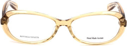 Brillenframe Dames Bottega Veneta BV-600-J-C7F Bruin Geel