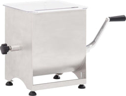 vidaXL Vleesmixer 50960 - Vleesmenger 44 lb - RVS zilver