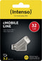 Intenso cMobile Line - USB-stick - 32GB USB 3.2 Gen 1 - Zilver